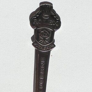 Vintage Rolex Watch Souvenir Collector Spoon Bucherer Switzerland Lucerne Lion